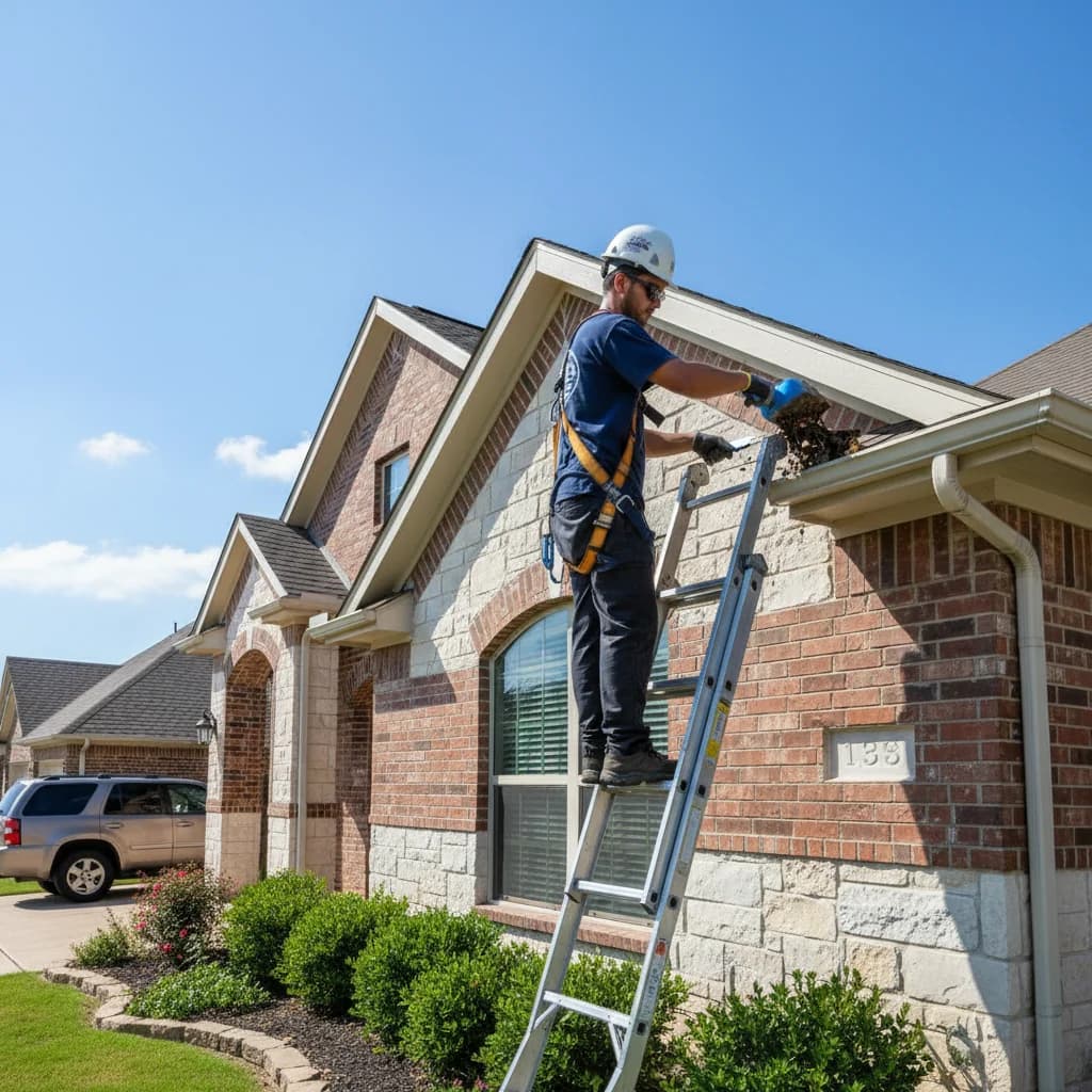 Commercial Gutter Cleaning service in Dallas TX
